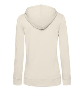 B&C BCW36B - Ekologisk luvtröja med Dragkedja för kvinnor