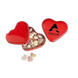 LOVEMINT Hjärtformad plåtask - GiftRetail MO7234