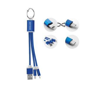 RIZO Praktisk Nyckelring med USB-C och Micro USB Kabel - GiftRetail MO9292