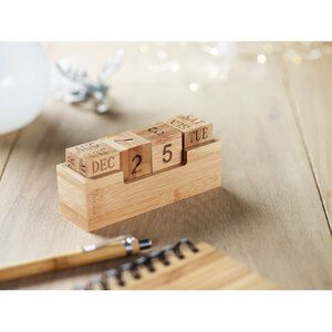 KARENDA Kalender i Bambu - GiftRetail MO9404