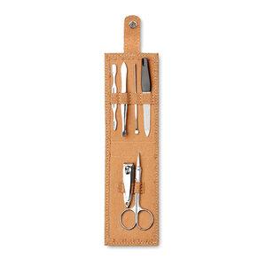 NAILKIT CORK Manikyrset i kork - GiftRetail MO9798