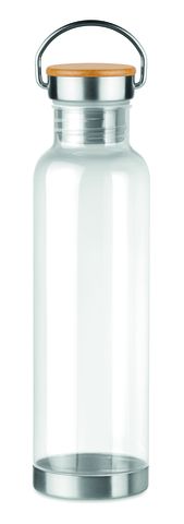 HELSINKI BASIC Tritan flaska med bambukork - GiftRetail MO9850