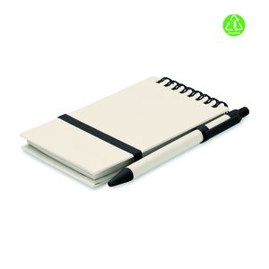 MITO SET Eco-Friendly A6 Notebook and Pen Set from Recycled Milk Cartons - GiftRetail MO6837