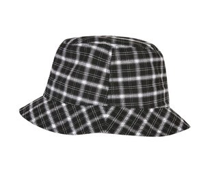 FLEXFIT F5003C - Trendy Checkered Polyester Bucket Hat