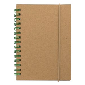 Claps 40257 - Wuhan A6 Notebook with Colored Spiral and Hard Cover