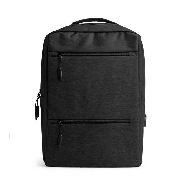 Claps 64324 - Elegant Laptopryggsäck med USB-anslutning