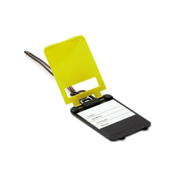 Claps 69017 - Hållbar Tvåfärgad Resväsketikett