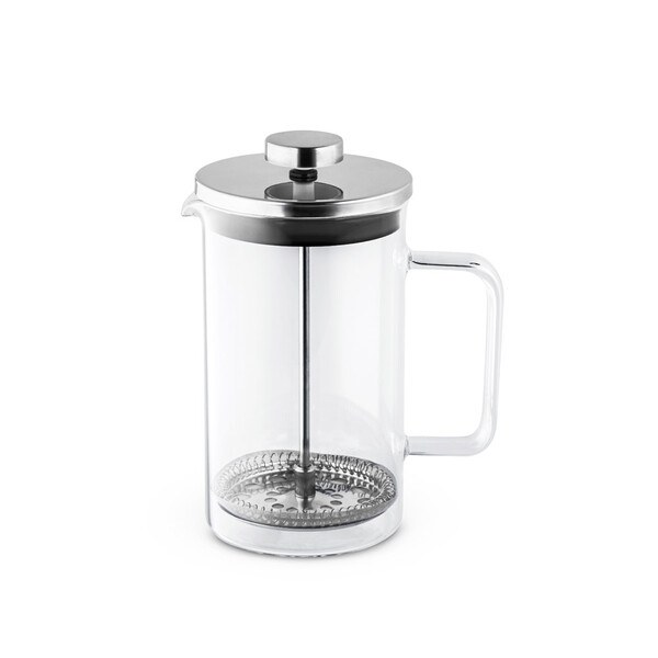 Kaffepress i borosilikatglas och rostfritt stål 600 mL - Egotier 94237