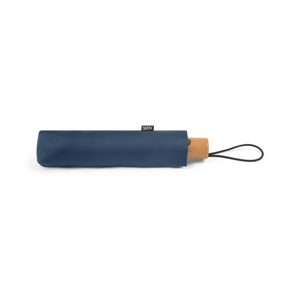 Fällbart 190T återvunnen polyester (100% rPET) pongee-paraply med automatisk öppning och stängning - Egotier 99040