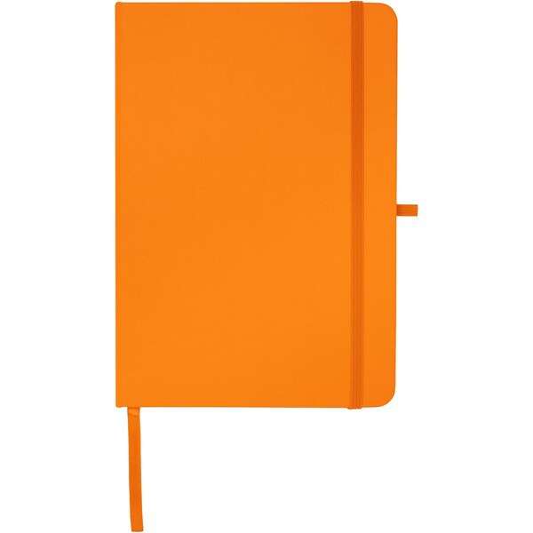 Teak A5 recycled hard cover notebook with lined pages - EgotierPro 106013