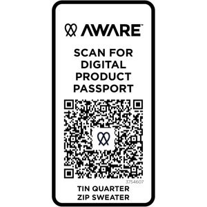 Elevate NXT 37546 - Tin unisex Aware™ tröja med kvartsdragkedja av återvunnet material