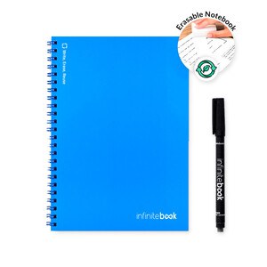 InfiniteBook 33200 - A5 Infinitebook with flexible cover and 15 plain whiteboard pages