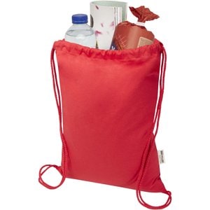 Oregon Blend 140 g/m² GRS recycled drawstring bag 5L - EgotierPro 120761