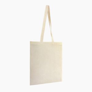 HILL Tote bag made of cotton fabric in natural colour - EgotierPro BO7601