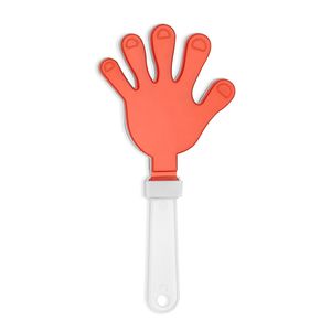 REVEL Two-colour clapper in the shape of a hand with handle