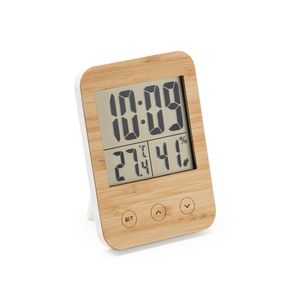 CELSIUS Weather station with bamboo front shell - EgotierPro EM3016