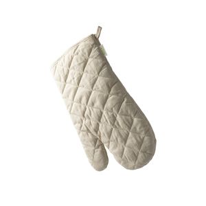 Stamina MP9138 - MAURO Eco kitchen mitt in 100% organic cotton with hanging strap and one flat side ideal for marking