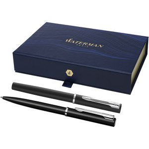 Waterman 107824 - Allure rollerball and ballpoint pen set  (black ink)