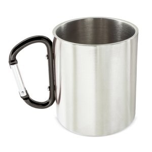 Claps 52297 - Rostfritt Stålmugg med Karbinhake