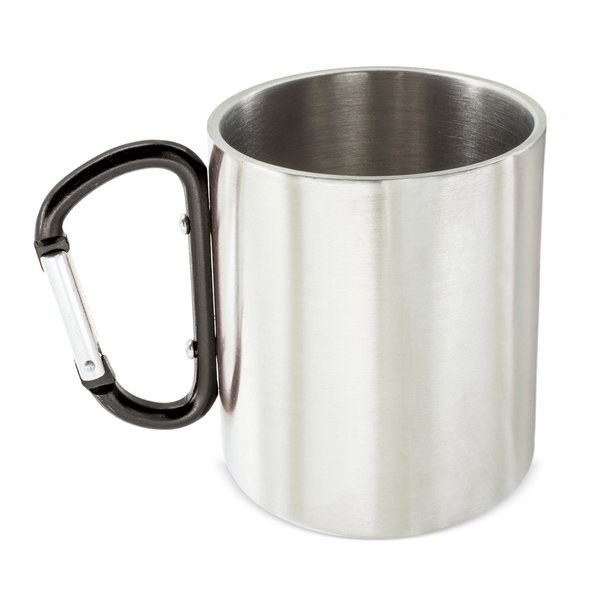 Rostfritt Stålmugg med Karbinhake