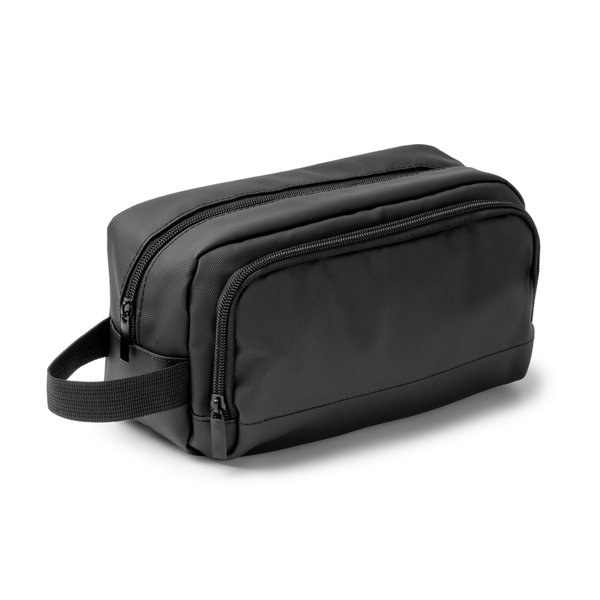 Chic Double Compartment Faux Leather Clutch
