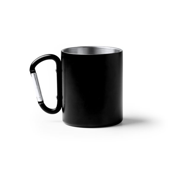 Claps 74306 - Återvunnen Stålmugg med Karbinhandtag