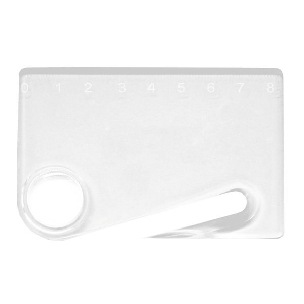 Claps 96058 - Multifunctional Letter Opener Ruler with Magnifier