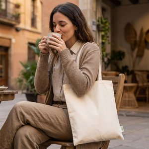 Odisha 100 g/m² OCS organic tote bag 7L  - EgotierPro 120779