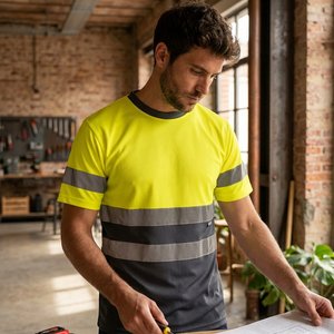 Velilla 36093 - Tvåfärgad t-shirt (140g/m²), i polyester (100%)