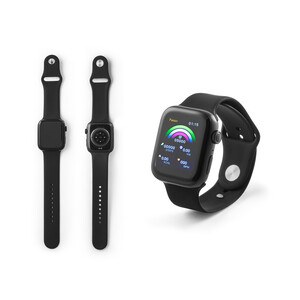 Smartwatch med 1.85" skärm, IPX4 och 3 dagars batteritid och silikonband - Egotier 97136