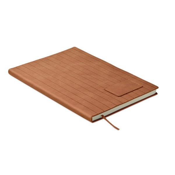 TINTRAY A5 anteckningsbok i smokey PU - GiftRetail MO2663