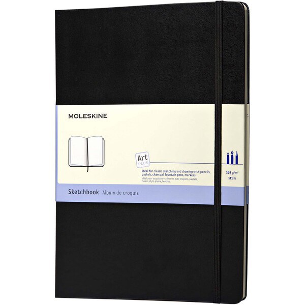 Moleskine 107955 - A4-skissbok för konst