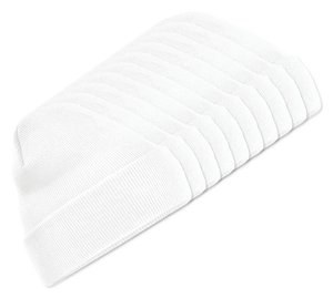 Förpackning med 10 Beechfield BF045 - Värmande Vintermössa med Flik för Extra Skydd