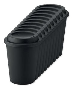 Förpackning med 100 GiftRetail MO6582 - NOLA PP mugg dubbelvägg 300 ml