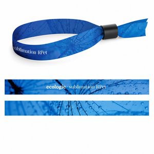 Lanyard'In 75054S - Printed sample of Wristband Lanyard SUBLIMATION Slim II (15 mm) in recycled polyester (100% rPET)