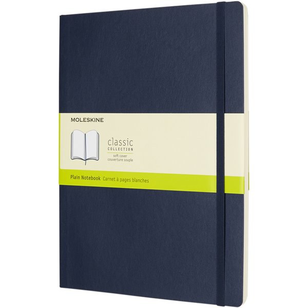 Moleskine 107181 - Classic XL av anteckningsbok med mjukt omslag – blankt papper