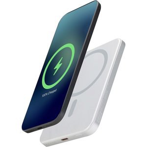 Avis 5000 mAh magnetisk powerbank i RCS-återvunnet aluminium - EgotierPro 124443