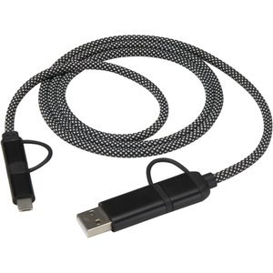 SMART 65 W 100 cm magnetisk 5-i-1-laddningskabel i RCS-återvunna material - EgotierPro 124495