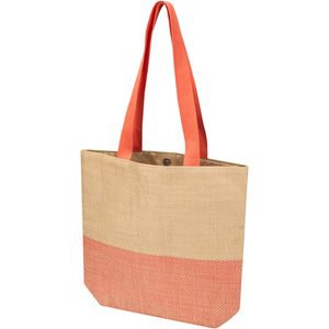 Rhythm straw paper tote bag 10L - EgotierPro 130155