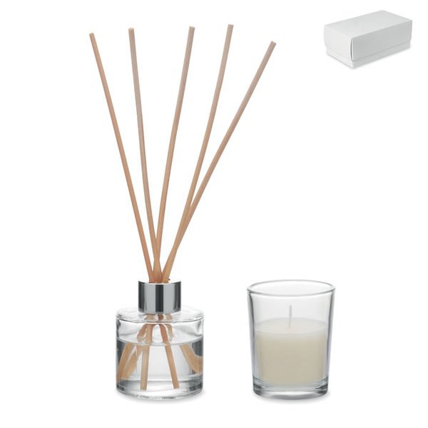 MUSKA SET Vanilla diffuser & candle set - GiftRetail MO3112