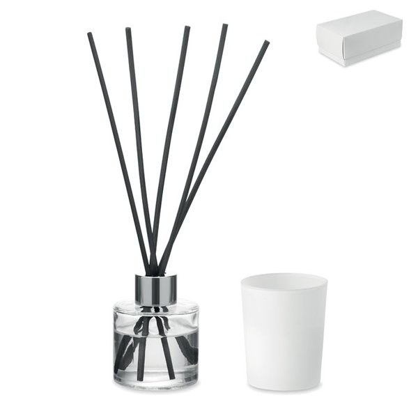 KALOMA SET Vanilla diffuser & candle set - GiftRetail MO3118