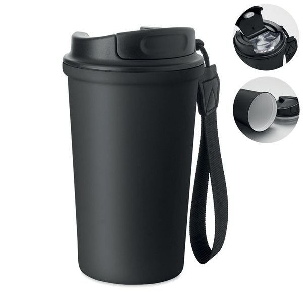 NAKANO Mugg i återvunnet stål 400 ml - GiftRetail MO3156