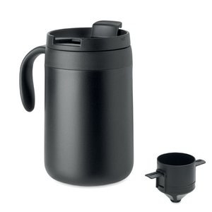 CAFETITO Dubbelväggig mugg kaffefilter - GiftRetail MO3209