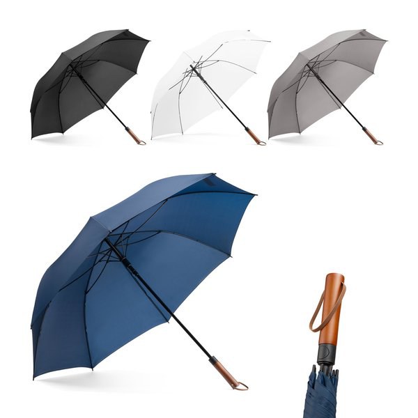 Stort (30") paraply i pongee-tyg - Egotier 99176